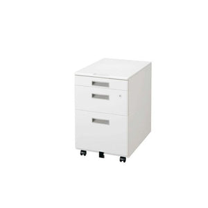 デスク キャビネット スチール オフィス 書類 ファイル 棚 収納 レターケース 鍵 ワゴン キャスター a4 3段