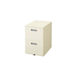 デスク キャビネット スチール オフィス 書類 ファイル 棚 収納 レターケース 鍵 ワゴン キャスター a4 2段