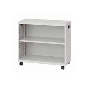 本棚 書棚 ファイル ワゴン デスク グレー 完成品 ラック サイド 書類 ブック 収納 オフィス a4