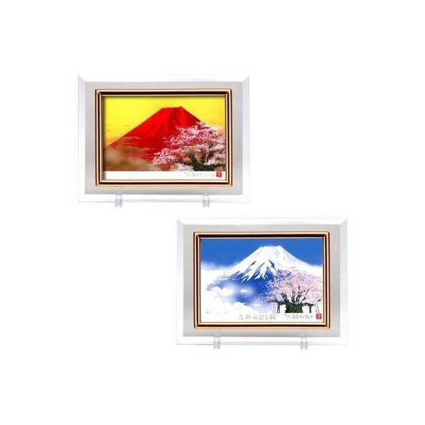 abt-374 壁掛け 絵画 壁掛けり 富士山 富士 浮世絵 日本画 ( アート 絵 インテリア ディスプレイ ポスター 和 )