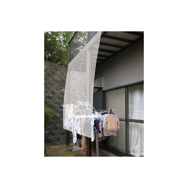 abt-4094 雨よけシート 洗濯物 カバー ベランダ ビニールカーテン 防水 厚手 屋外 庭 軒 透明 180×270 ウイルス 対策 パーテーション オフィス 間仕切り 飛沫 防止 予防