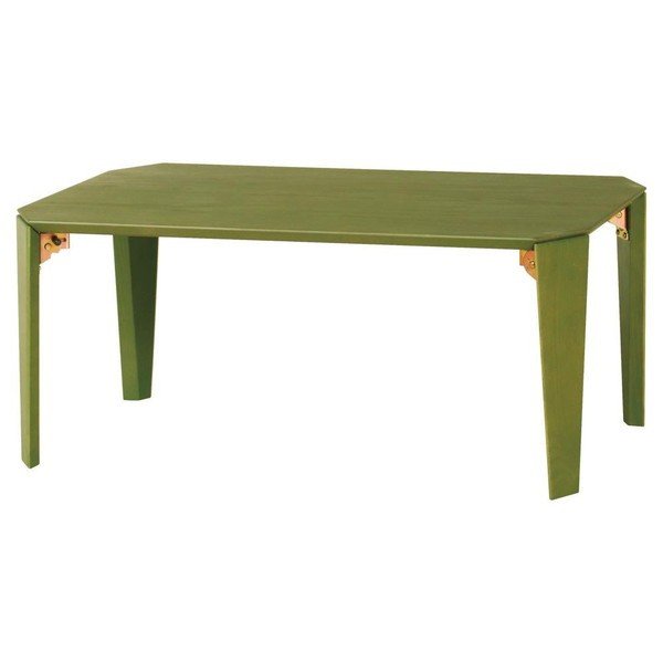 abt-8281 折りたたみ ローテーブル センターテーブル おしゃれ 北欧 木製 リビングテーブル コーヒー 応接テーブル デスク 机 ローテーブル(折りたたみ) グリーン