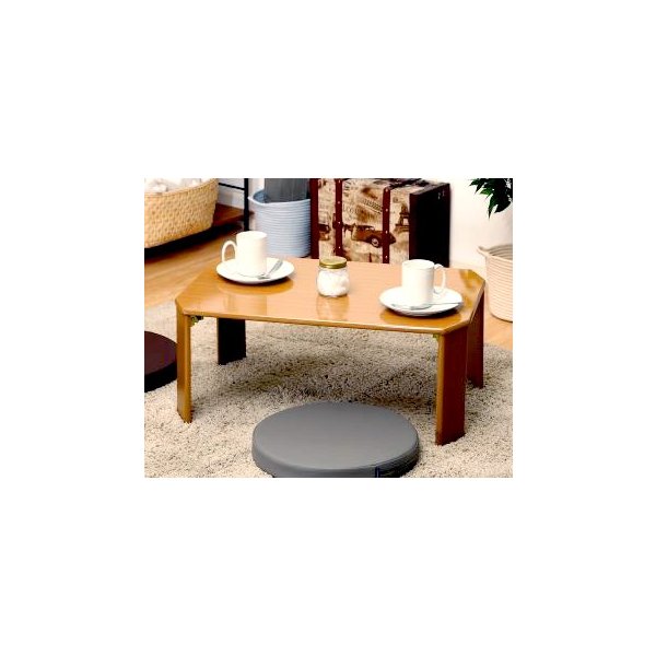 kag-11758 センターテーブル ローテーブル おしゃれ 木製テーブル 一人暮らし 折りたたみ 座卓 ブラウン 茶色 リビングテーブル サイド