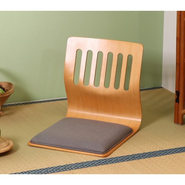 kag-11767 座椅子 座イス 座いす おしゃれ 安い チェア 椅子 いす 低い コンパクト 小さめ ナチュラル 和室 和風 座敷 高齢者 木製 座布団