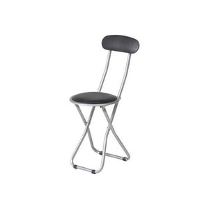 パイプ椅子 パイプいす パイプチェア おしゃれ 軽量 安い 折りたたみ椅子 コンパクト 黒 丸 ハイタイプ ハイ