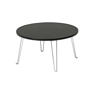 センターテーブル ローテーブル おしゃれ 北欧 木製テーブル 安い 一人暮らし 折りたたみ 丸 ブラック 黒 リビングテーブル