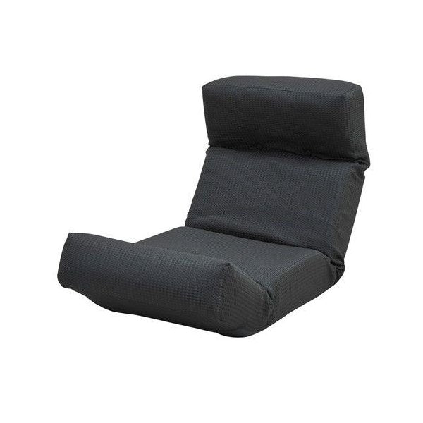 kag-14155 座椅子 座イス 座いす おしゃれ 安い 低い ソファー 一人暮らし 1人掛け 1人用 コンパクト ロー こたつ リクライニング 布 黒
