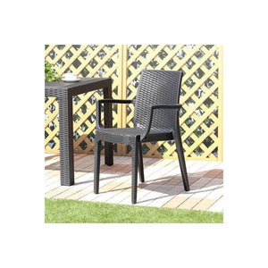 チェア 椅子 2脚セット 屋外 カフェ系 テラス ガーデン 庭 ベランダ バルコニー 肘置き 家具 いす 