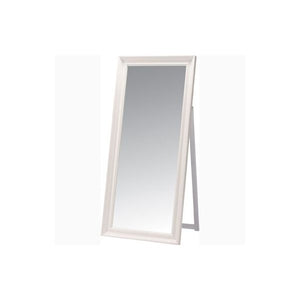 スタンドミラー ワイド 幅広 ホワイト 白 全身鏡 姿見 鏡 ミラー 壁掛け フレーム 吊鏡 全身 