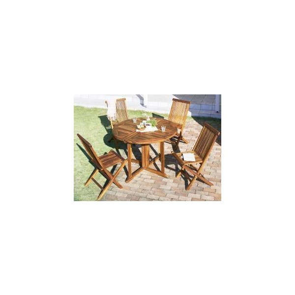 kag-32000 ガーデン テーブル + チェア 椅子 セット 屋外 カフェ テラス 庭 ベランダ バルコニー ( 5点( 4脚) 肘無幅110 )