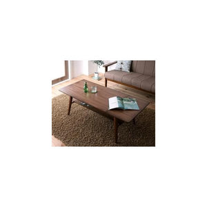 センターテーブル ローテーブル おしゃれ 木製テーブル 一人暮らし Lサイズ(幅90-120) ブラウン リビングテーブル 応接 座卓