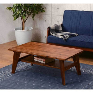 ローテーブル センターテーブル ちゃぶ台 木製 おしゃれ 北欧 リビングテーブル コーヒーテーブル 応接テーブル ローデスク 机 4人 大きい 長方形 棚付き 二段