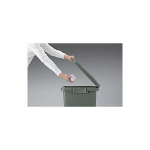 ゴミ箱 おしゃれ ごみ箱 ダストボックス スリム 縦型 オフィス トイレ キッチン リビング カフェ グリーン 緑 約 幅32 奥行43.6 高さ5.5