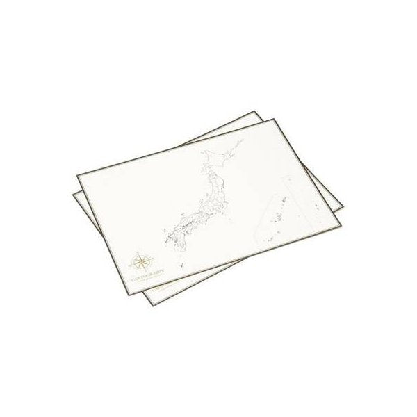 abt-2466 ポスター A3サイズ 日本地図 5枚入×3セット アート 絵画 絵 壁掛け インテリア