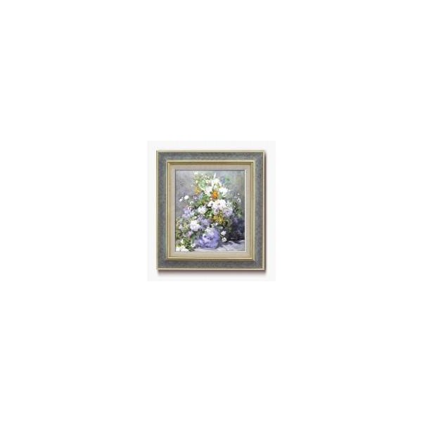 abt-4757 壁掛け 絵画 ルノワール 花瓶の花 日本製 10号 洋画 ( アート インテリア ディスプレイ ポスター )