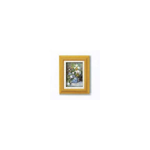壁掛け 絵画 ルノワール 花瓶の花 立体加工 日本製 洋画 27×34×48 アート 絵 インテリア ポスター 