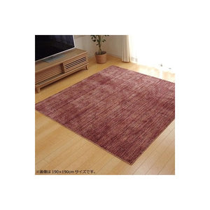 ラグ ラグマット カーペット おしゃれ 北欧 安い 絨毯 厚手 極厚 床暖房 ホット 190×240 3畳 赤