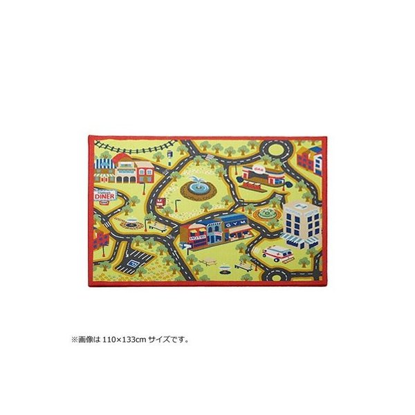 abt-6723 ラグ ラグマット カーペット おしゃれ 北欧 安い 絨毯 子供 キッズラグ デスク下ラグ チェアマット 厚手 極厚 110×133 2畳 緑