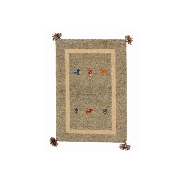 abt-7003 玄関マット 玄関 マット 玄関ラグ カーペット おしゃれ 室内 北欧 ギャッベ 屋内 小さい ウール 厚手 60×90