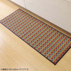 キッチンマット キッチン マット おしゃれ 北欧 180 クッション ロング ラグ 幅広 ウレタン 43×180 アジアン風
