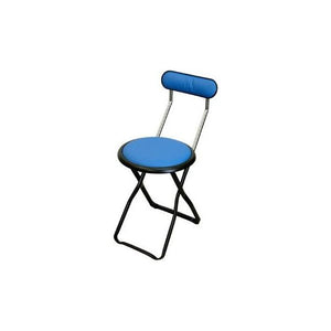 パイプ椅子 折りたたみ 会議椅子 チェア イス いす スツール オフィスチェア 事務椅子 椅子 パソコンチェア デスクチェア pc ブルー/ブラック
