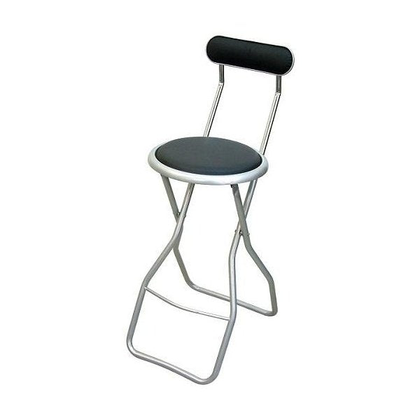 abt-7890 カウンターチェア 北欧 おしゃれ 安い バーチェア ハイチェア 椅子 アメリカン アンティーク デザイナーズ レトロ ハイ ブラック/シルバー