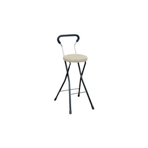 カウンターチェア 北欧 おしゃれ 安い バーチェア ハイチェア 椅子 アメリカン アンティーク デザイナーズ レトロ クッションチェア ハイ アイボリー/ブラック