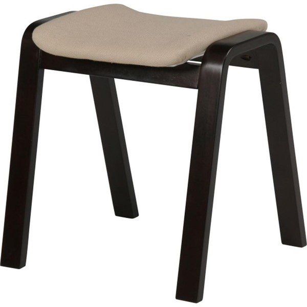 abt-8388 ダイニングチェア オフィスチェア パソコンチェア キャスターなし おしゃれ レトロ 北欧 椅子 軽量 安い モダン カフェ PC ダークブラウン/アイボリー