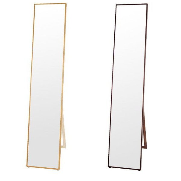 abt-8855 姿見 ミラー 全身鏡 メイク 化粧 スタンドミラー 大型 大きい スリム 省スペース 玄関 飛散防止 アンティーク 北欧 かわいい