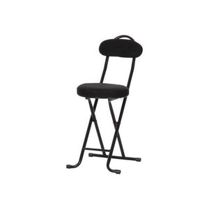 パイプ椅子 パイプいす パイプチェア おしゃれ 軽量 安い 折りたたみ椅子 コンパクト 黒 背もたれ ハイタイプ ハイ