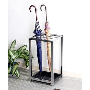 傘立て 傘たて カサ立て かさ立て かさたて おしゃれ 業務用 アイアン スチール スリム 省スペース 小さい 屋外 大容量 シルバー