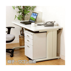 オフィス デスク スチール 事務 机 パソコン PC おしゃれ 安い 北欧 シンプル 白 ホワイト PCラック ワーク 約 幅100