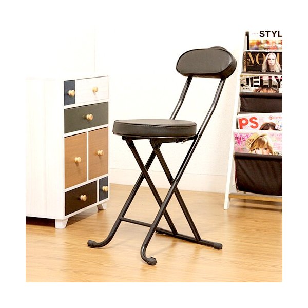 kag-12580 パイプ椅子 パイプいす パイプチェア おしゃれ 軽量 安い 折りたたみ椅子 コンパクト 黒 会議椅子 背もたれ 格安