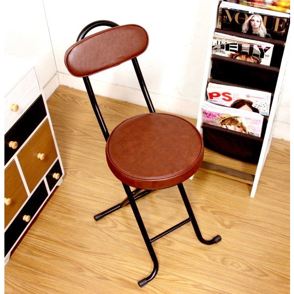 kag-12581 パイプ椅子 パイプいす パイプチェア おしゃれ 軽量 安い 折りたたみ椅子 コンパクト ブラウン 会議椅子 背もたれ 格安