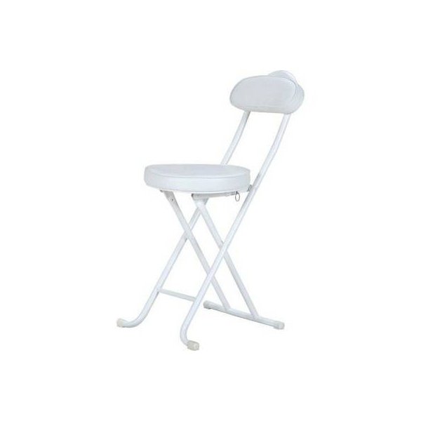 kag-12582 パイプ椅子 パイプいす パイプチェア おしゃれ 軽量 安い 折りたたみ椅子 コンパクト 白 会議椅子 背もたれ 格安