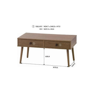 センターテーブル ローテーブル おしゃれ 北欧 木製テーブル 安い 一人暮らし ウォールナット 茶色 リビングテーブル 座卓 