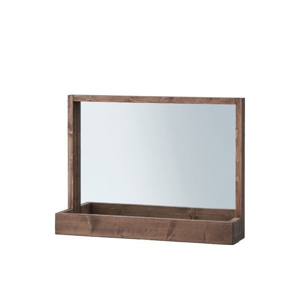kag-1387 化粧台 鏡 ミラー ( 全身鏡 姿見 スタンドミラー 壁掛け フレーム 吊鏡 全身 ) ブラウン 茶色