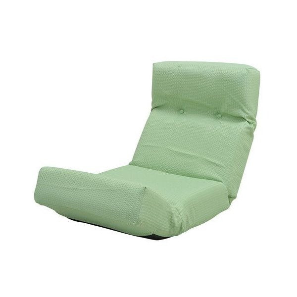 kag-14157 座椅子 座イス 座いす おしゃれ 安い 低い ソファー 一人暮らし 1人掛け 1人用 コンパクト ロー こたつ リクライニング 布 緑