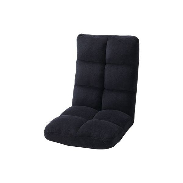 kag-1505 座椅子 座イス 座いす おしゃれ リクライニング チェア 低い 椅子 ソファー 一人暮らし 1人掛け コンパクト ロー ハイバック 黒