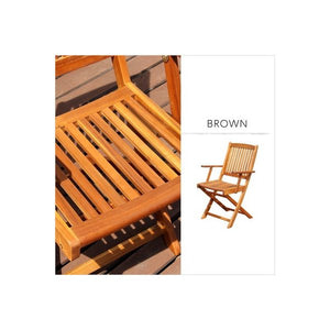 屋外 チェア 折りたたみ 椅子 肘置き 2脚セット カフェ系 テラス ガーデン 庭 ベランダ バルコニー アウトドア