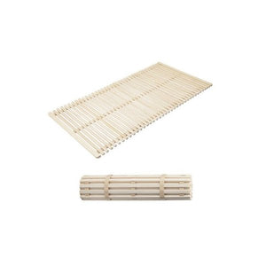 すのこベッド 木製 ロール式 シングル 通気性 折りたたみ 桐 折りたたみベッド コンパクト 小さい スリム 防カビ すのこマット カビ 床板 和室 ローベッド