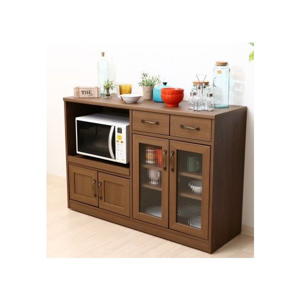 kag-25040 食器棚 キッチン 食器収納 棚 キッチンラック レンジ台