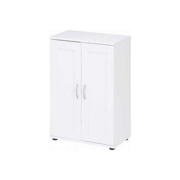 kag-25233 下駄箱 ラック シューズ ボックス 靴箱 おしゃれ 収納 安い オフィス 薄型 スリム 幅60 コンパクト 小さい ホワイト