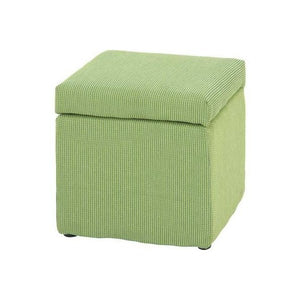 グリーン 緑 収納ボックス 衣類 収納 椅子 チェア イス オットマン スツール 玄関 腰掛け ベンチ