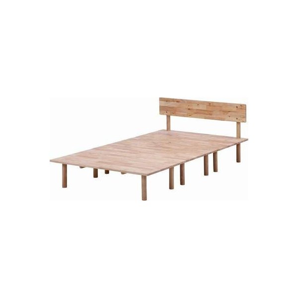 kag-25457 ベッド シングル 分割式 ベンチ 2way フラット ヘッドボード 薄型 板 北欧 おしゃれ モダン ヴィンテージ メンズ 脚付き 足付 ルンバ 土台