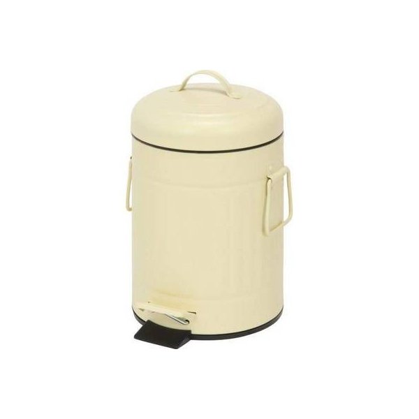 kag-25516 ゴミ箱 ごみ箱 ごみばこ キッチン ダストボックス 3L ふた付き 蓋 ペダル リビング アイボリー オフィス トイレ ランドリー