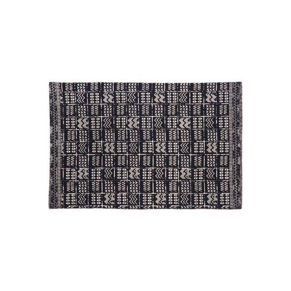 kag-25548 玄関マット 玄関 マット おしゃれ 室内 北欧 ブルー 青 アジアン 薄型 モダン 玄関ラグ 小さい エスニック 90×140 1畳