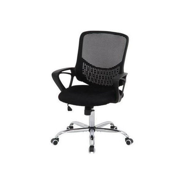 kag-26173 オフィスチェア おしゃれ キャスター デスクチェア ワークチェア パソコンチェア pc 椅子 勉強 学習 事務 ブラック 黒 肘付き