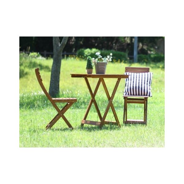 kag-26355 ガーデン テーブル セット 家具 チェア 椅子 いす バーベキュー ブラウン 茶色
