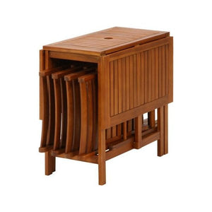 ガーデン テーブル セット 家具 チェア 椅子 いす バーベキュー ブラウン 茶色